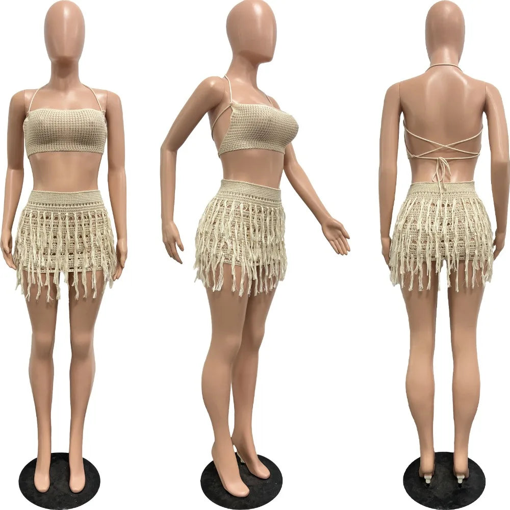 Beach Knit Two-Piece Set