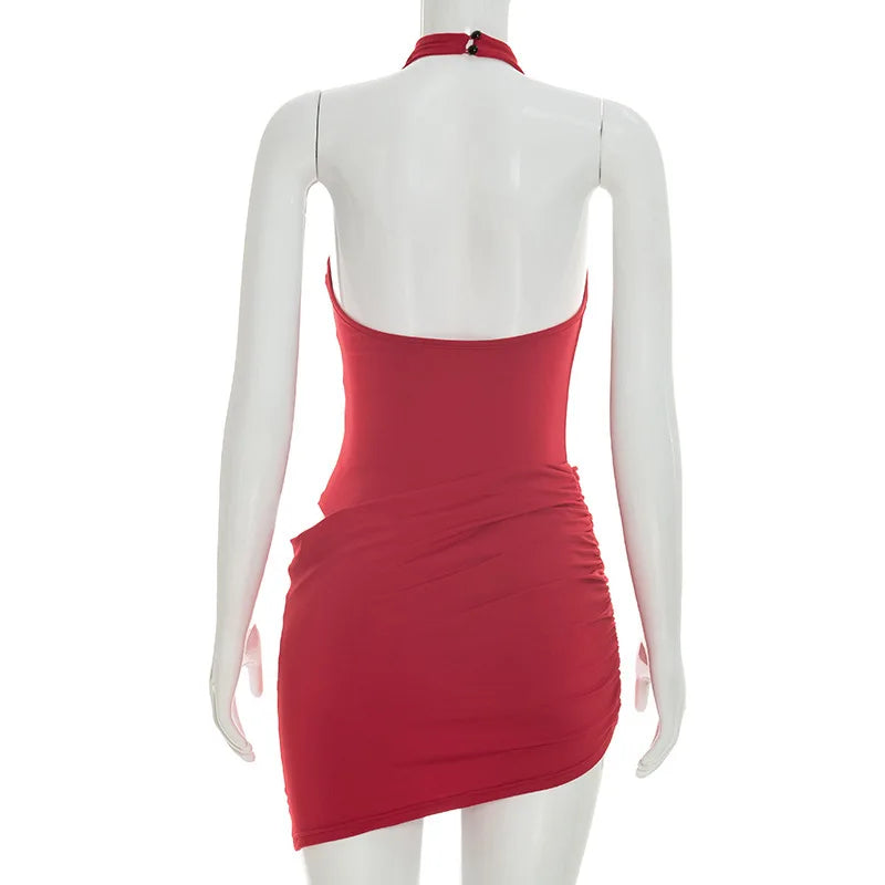 Hollow Backless Classy Mini Dress