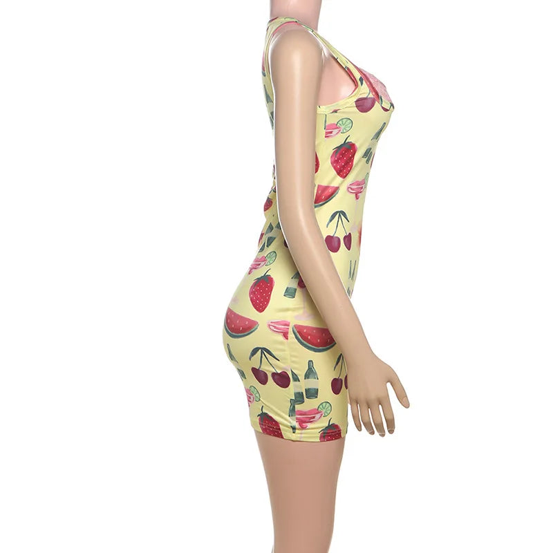 Leopard Print Bodycon Mini Dress