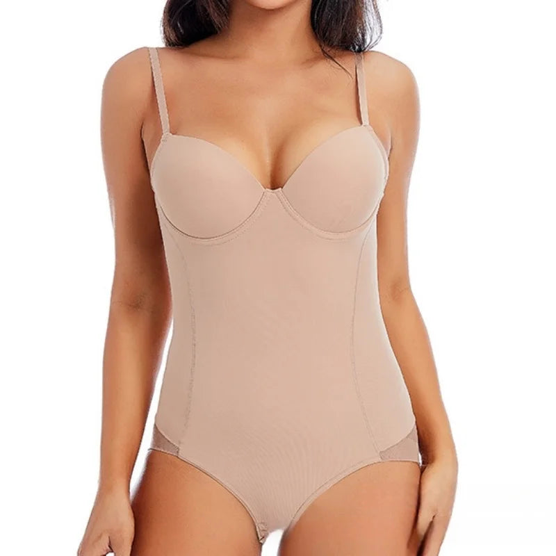 V-Neck Bodycon Bodysuit.