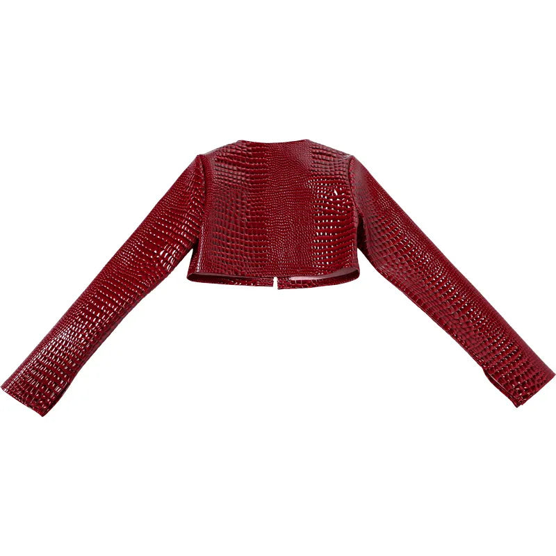 Racer Cropped Jacket