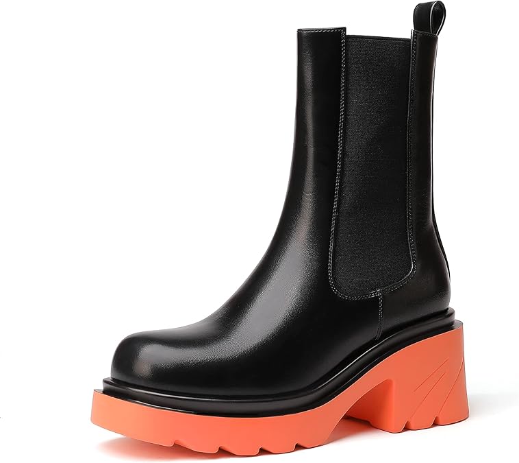 Chunky Color Boots.