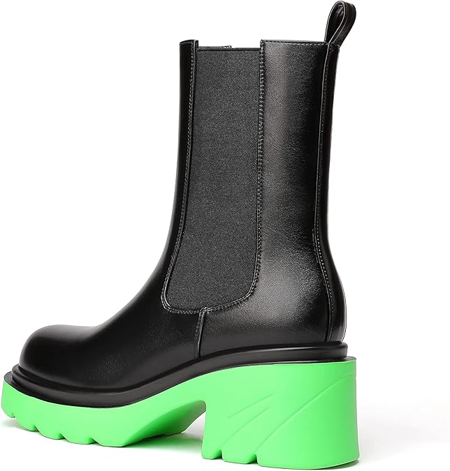 Chunky Color Boots.