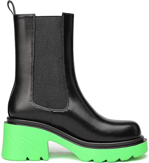 Chunky Color Boots.